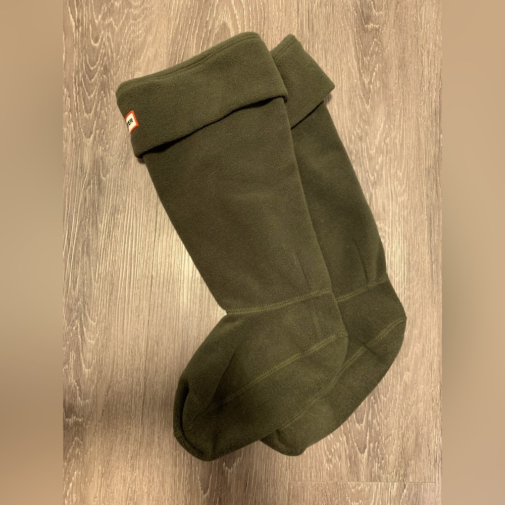 HUNTER Unisex Recycled Fleece Tall Boot Sock